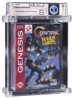 1994 SEGA Genesis (USA) "Contra: Hard Corps" Sealed Video Game - WATA 9.8/A++
